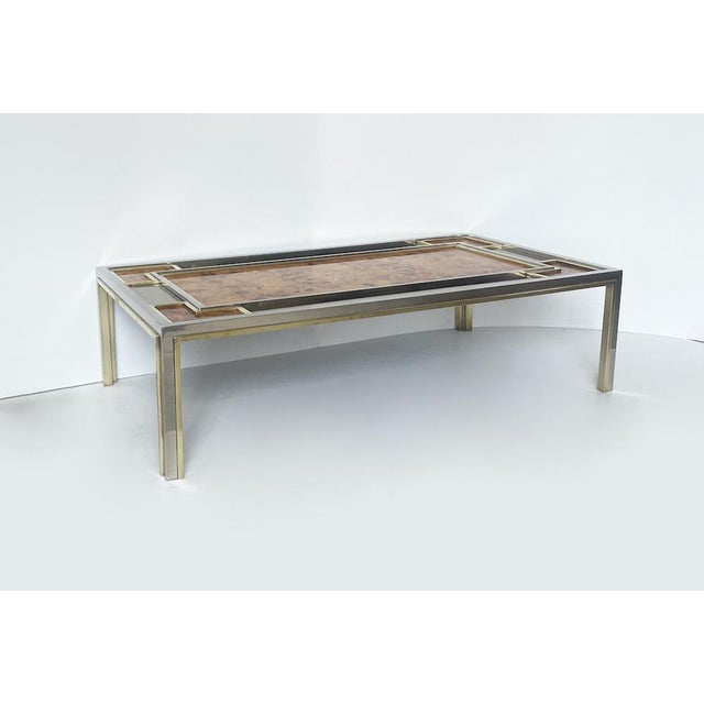 Vintage Mirrored Glass Coffee Table, 1970 For Sale - Image 12 of 12
