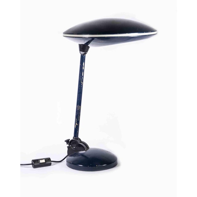 Blue Table Lamp, Italy, 1970s For Sale - Image 3 of 5