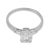 Contemporary 1950s Mid-Century Gia 1.02 Carat Old Mine Cut Diamond Platinum Engagement Ring, Size 6.25 For Sale - Image 3 of 7