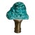Vintage Turquoise Foo Dog Lamp Finial For Sale