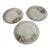Late 19th Century Set of 3 Hand Painted Barvarian Dessert Plates Signed by Artist For Sale