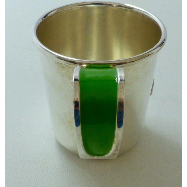 Metal Kate Spade New York Pippin Park by Lenox Silver Plate Baby Girl Feeding Set - 3 Pieces For Sale - Image 7 of 11