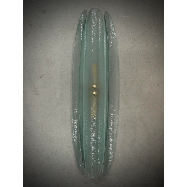 Italian Murano Glass Light Green Color Wall Light For Sale - Image 10 of 10