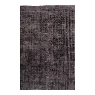 Pasargad DC Brown Hand Knotted Vintage Modern Design Rug For Sale