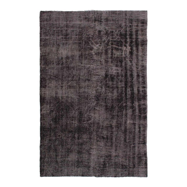 Pasargad DC Brown Hand Knotted Vintage Modern Design Rug For Sale