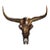 Bronze Cow Skull For Sale
