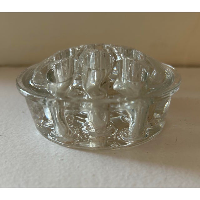 Vintage Glass Flower Frogs- Set of 2 For Sale - Image 4 of 6