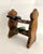 Rustic European 1960s Dutch Brutalist Oak Wine Rack For Sale - Image 3 of 9