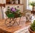 Small Rustic Reclaimed Painted Metal Wheelbarrow in Green, 10.5” X 18.5” For Sale - Image 6 of 9