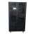 Luxe Showcase Black Entertainment Center With Glass Doors For Sale