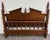 This is a stunning vintage Queen OR Full sized convertible Colonial style four poster pediment bed with a Jenny Lind style...