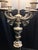 French 19th‑Century Louis XVI Style Four‑Arm Silver Candelabra Lamps — A Pair For Sale - Image 10 of 12