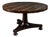 19th Century English Regency Rosewood Tilt Top Center Table For Sale