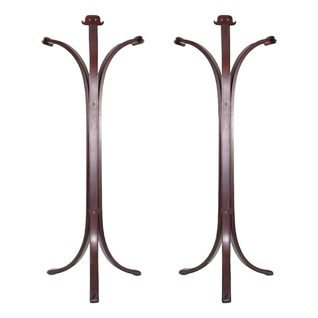 Steel Coat Stands, Italy, 1970s, Set of 2 For Sale