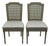 Pair of Elegant Louis XVI Style Cane-Back Dining Chairs For Sale