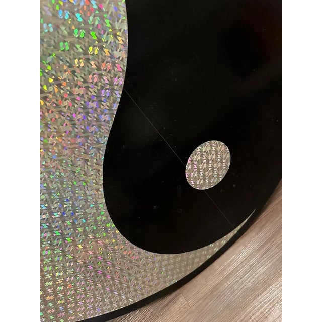 Pop Art Vintage Retro Xl Yin Yang Sign Vintage 90s For Sale - Image 3 of 8