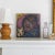 Wood Colorful Figurative Portrait Painting of a Sleeping Girl by Amy Scherer For Sale - Image 7 of 9