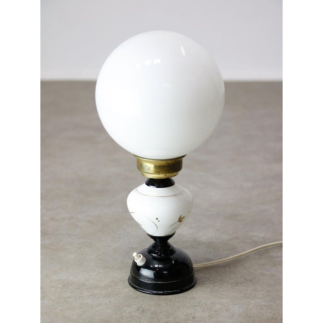 Mid 20th Century Mid-Century Italian Brass and Ceramic Table Lamp, 1960s For Sale - Image 5 of 8