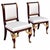 Late 19th-C. French Empire Gilt Bronze Mahogany Side Chairs - Pair For Sale - Image 9 of 12