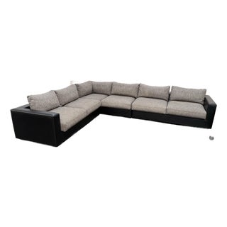 Modernist Bespoke Sectional Sofa, Three Piece For Sale