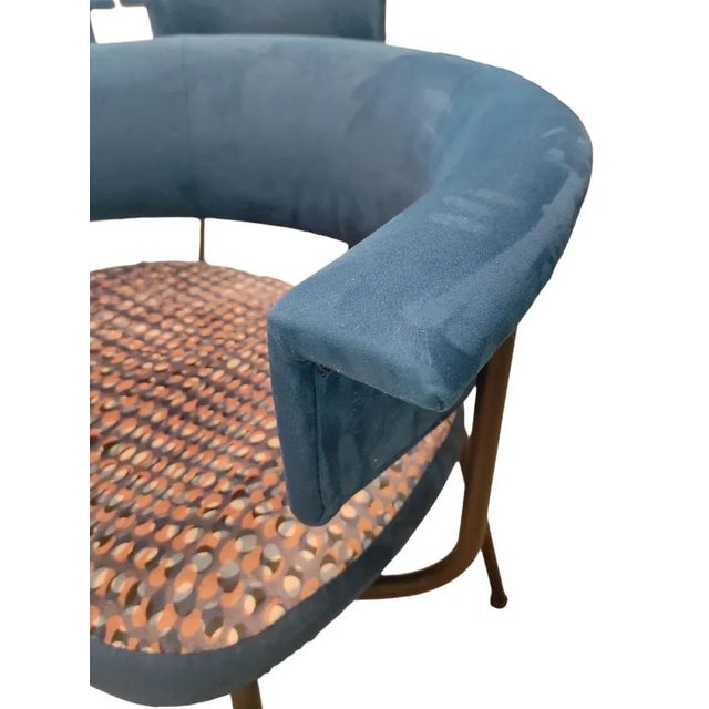 Blue Chairs by Olli Mannermaa for Cassina, 1950s, Set of 6 For Sale - Image 8 of 10