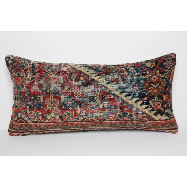 Here i am listing a 100% Handmade double knotted rug pillow cover, made from Vintage rug This’s a modern design and...