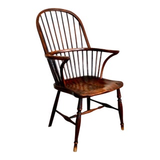 19th-Century English Sack-Back Windsor Chair For Sale