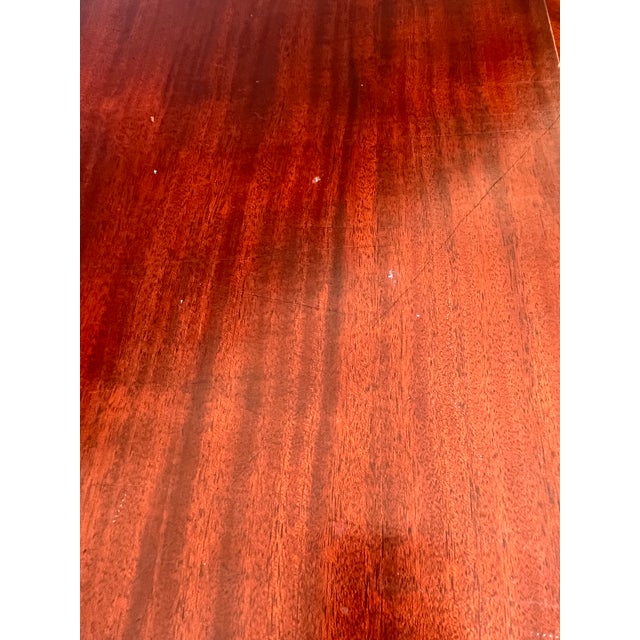 1940s Saginaw Furniture Shops "Expandomatic" Mahogany Desk-to-Dining Table For Sale - Image 18 of 18