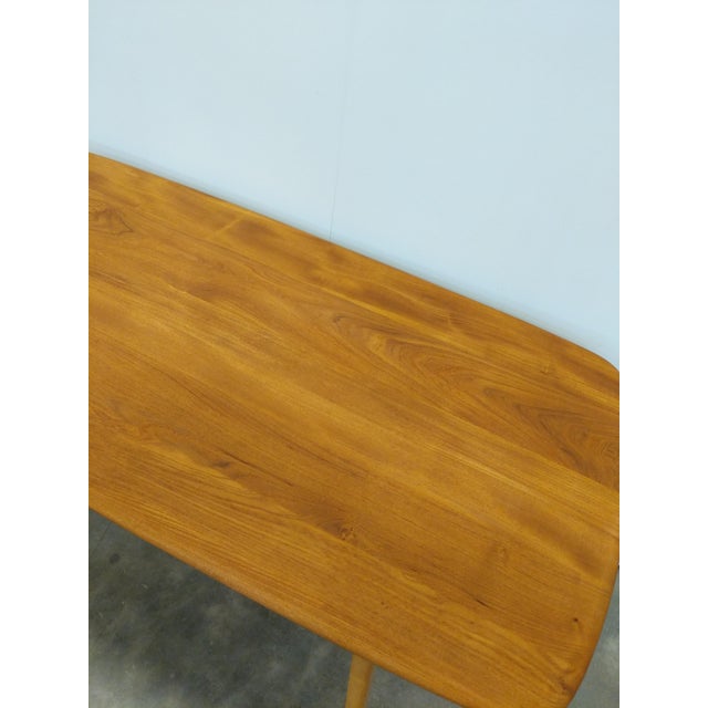 Vintage Ercol Attributed Mid Century Modern Plank Dining Table For Sale In New York - Image 6 of 8