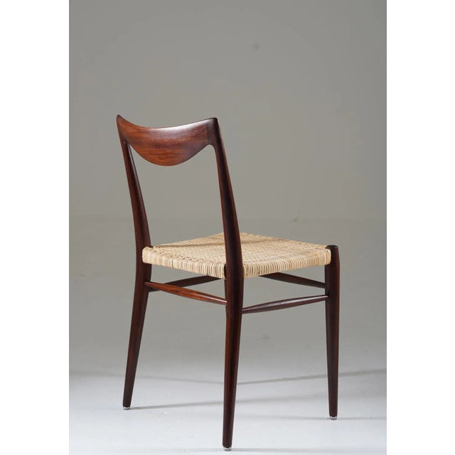 Mid-Century Scandinavian Dining Chairs Bambi attributed to Rastad & Relling for Gustav Bahus, 1960s, Set of 6 For Sale - Image 6 of 10