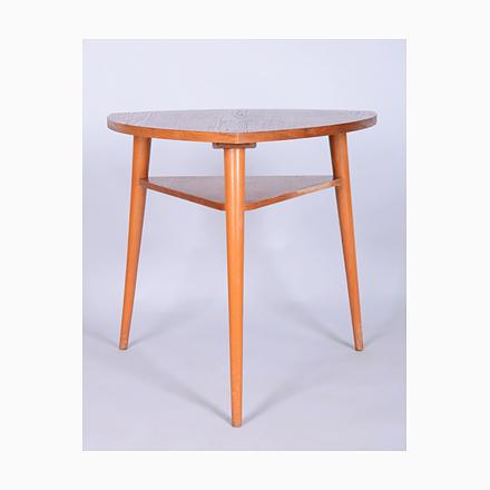 Mid-Century Wooden Table by Český Nábytek-Np Jičín, Czech, 1950s For Sale - Image 10 of 10