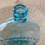 19th Century Aqua Blue Union Clasped Hands Eagle Flask Bottle 1800’s. 8.75”Hx5.25”Wx2.5”D For Sale - Image 10 of 13
