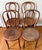 Antique Thonet Style Bentwood Cafe Bistro Chairs, Set of Four For Sale - Image 13 of 13