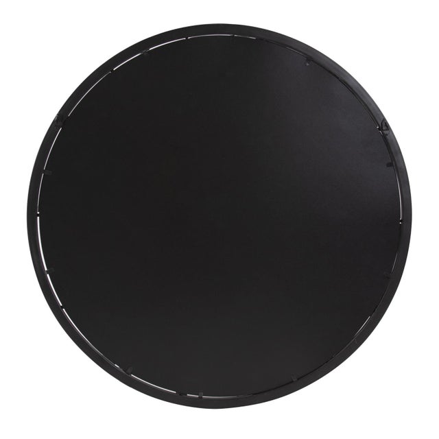 Kenneth Ludwig Chicago Superior Round Oil Rubbed Bronze Mirror For Sale - Image 4 of 8