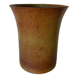 1980’s Vintage Organic Speckled Glazed Studio Pottery Planter / Vase