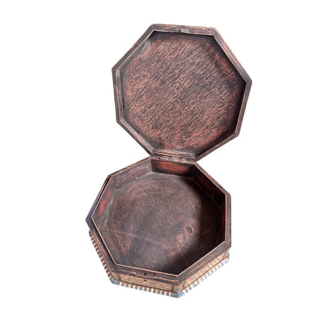 Early 20th Century Magestic Syrian Inlaid Treasure Boxes For Sale - Image 13 of 17