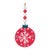 Kenneth Ludwig Chicago Wood Beaded Snowflake Ornament (Set of 12) For Sale - Image 4 of 5