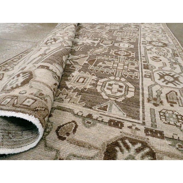 Galerie Shabab Collection Mid-20th Century Persian Malayer Accent Rug For Sale In New York - Image 6 of 6