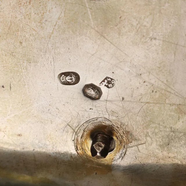 Vinegar Bottles in Embossed Silver Crystal by S.J. Dupezard, Paris, 1800s, Set of 3 For Sale - Image 11 of 13