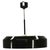Modernist Black Glass Pendant Light from Napako, Czechoslovakia, 1960s For Sale - Image 16 of 16
