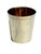 Metal Pair Vintage Art Deco English Silver Plate Tumbler Cups With Gilded Interiors For Sale - Image 7 of 16