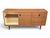 Mid-Century Modern Teak Buffet Credenza With Sliding Doors & Adjustable Shelves For Sale - Image 11 of 15
