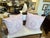 Pair of Custom Quardrille Veneto Down and Feather Pillows in Lavender For Sale - Image 4 of 4