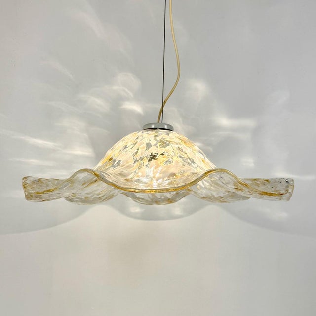 Large Murano Glass Pendant Light by La Murrina, Italy, 1970s For Sale - Image 6 of 10