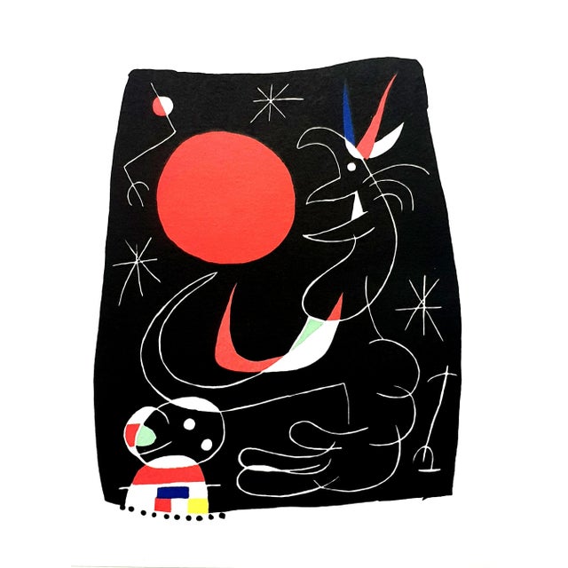 Joan Miro, Night Sky, Lithograph, 1956 For Sale - Image 7 of 7