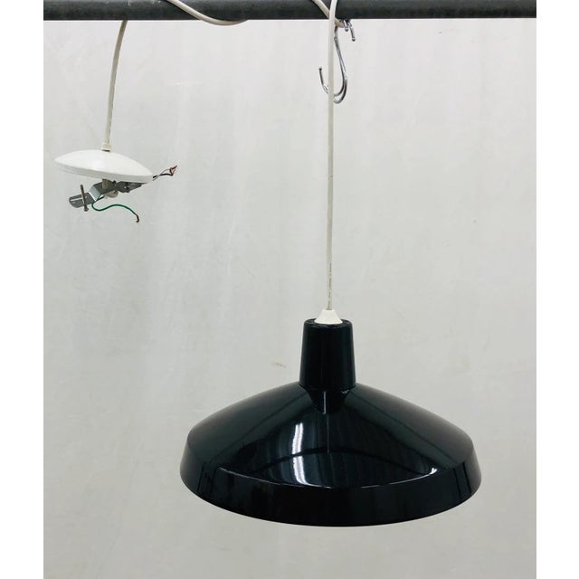 Mid-Century Modern Vintage Industrial Pendant Light For Sale - Image 3 of 4