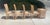 Wood Authentic McGuire Antalya Laced Rawhide Dining Table & 4 Chairs For Sale - Image 7 of 14