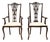 Antique Chippendale Armchairs, 1890s, Set of 2 For Sale
