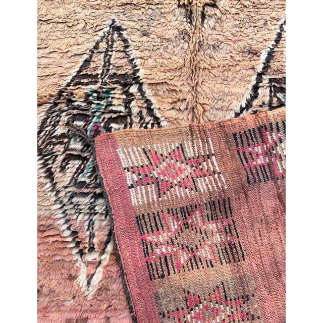 1980s 1980's Boujad Moroccan Wool Rug - 10.7 X 5.9 Ft For Sale - Image 5 of 8