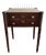Antique Federal American Walnut & Mahogany Sheraton Style Side Table Collectible For Sale